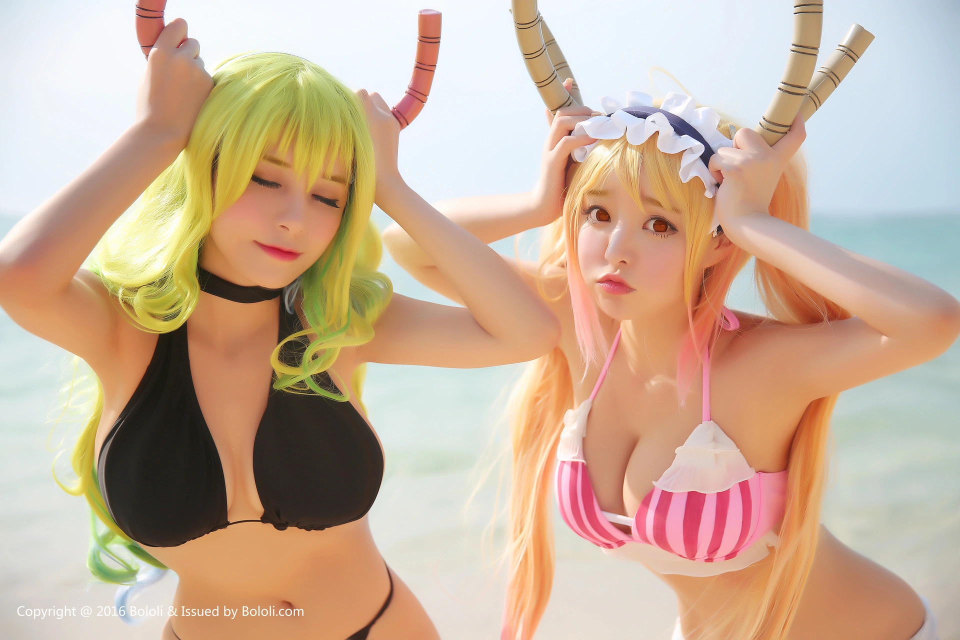 BoLoLi波萝社 - 2017.05.06 VOL.052 柳侑绮&夏美酱 1